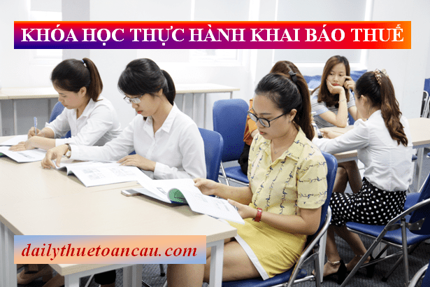 Khóa học thực hành báo cáo thuế