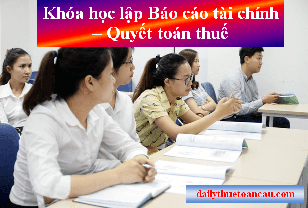 Khóa học lập báo cáo tài chính