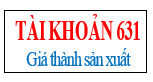 Tài khoản 631