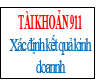 Tài khoản 911