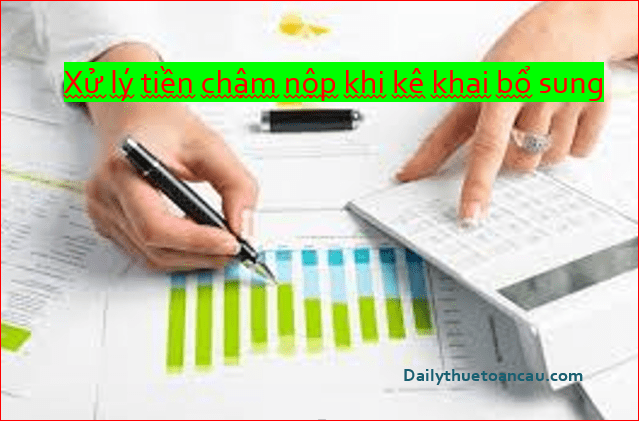 Điều chỉnh tiền chậm nộp do khai bổ sung hồ sơ khai thuế được tính như thế nào?