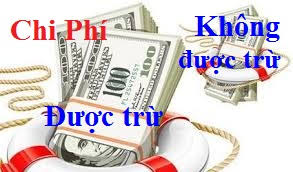 Những khoản chi phí được trừ và không được trừ khi tính thuế TNDN