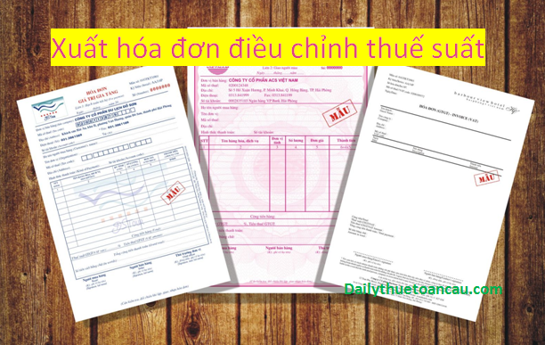 điều chỉnh thuế suất
