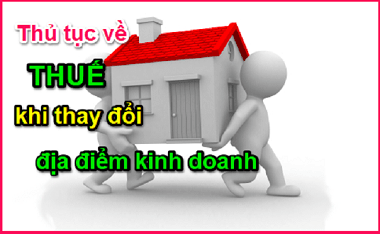 Xử lý hóa đơn khi thay đổi địa chỉ công ty