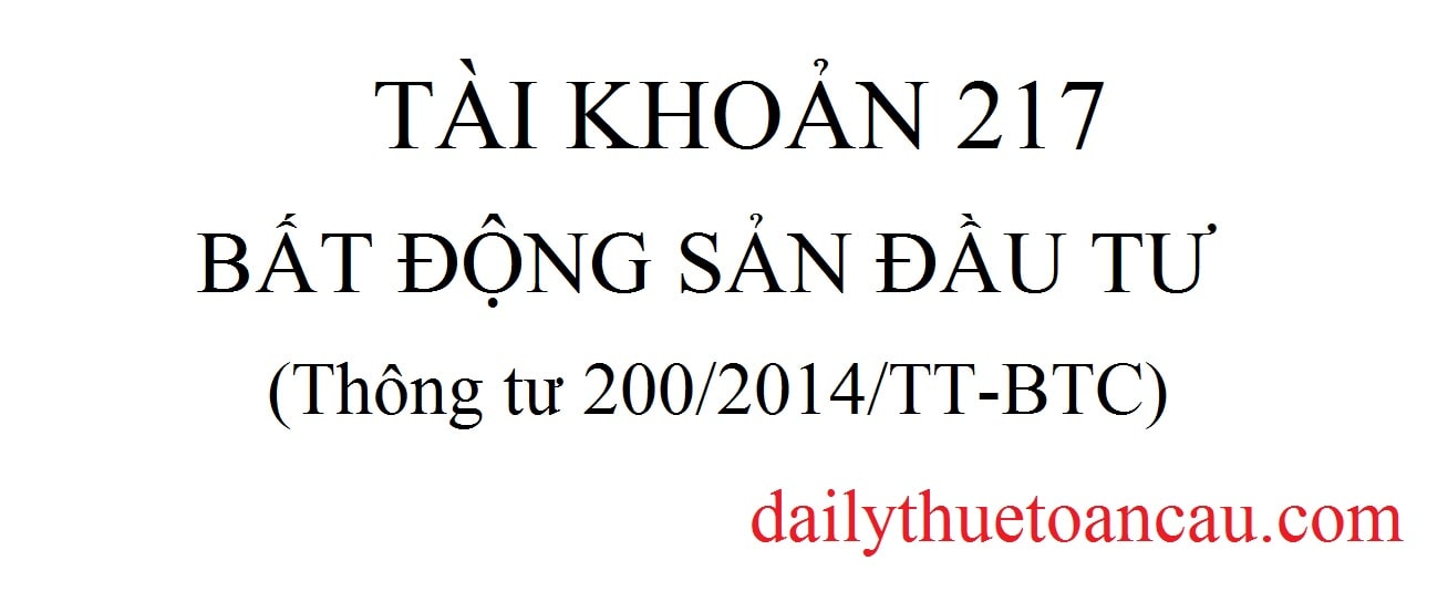 Tài khoản 217