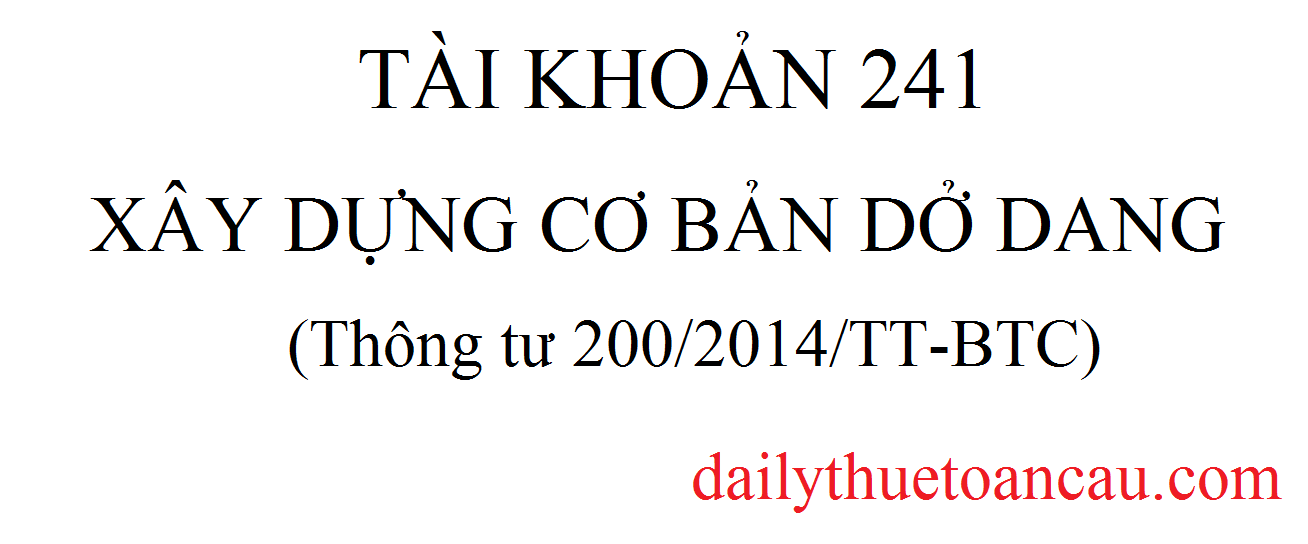Tài khoản 241