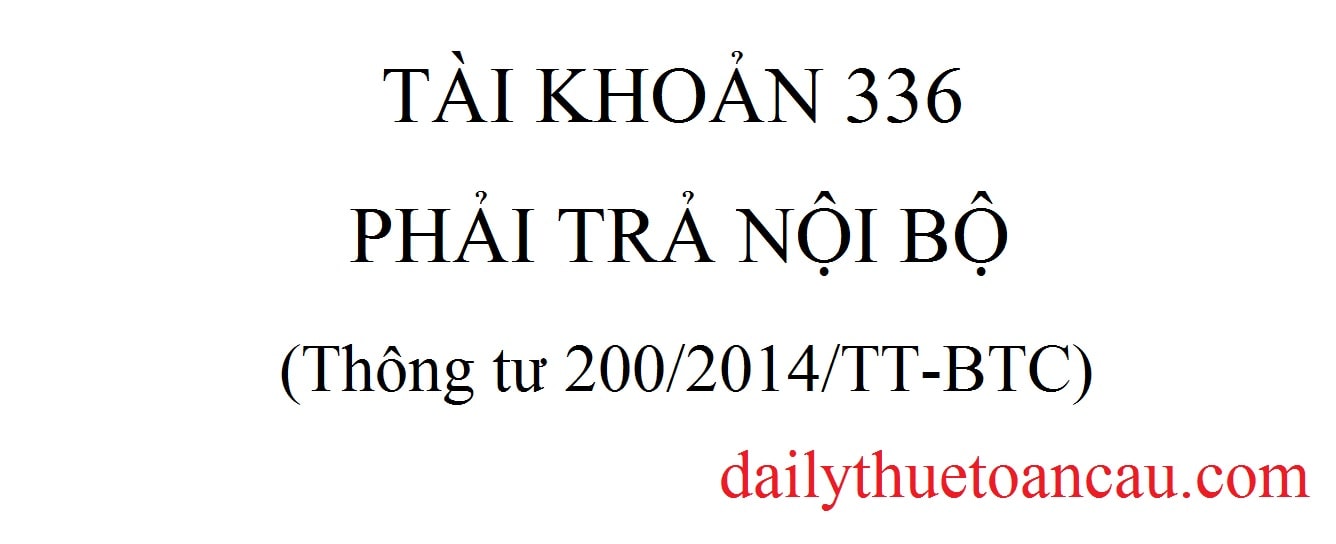 Tài khoản 336